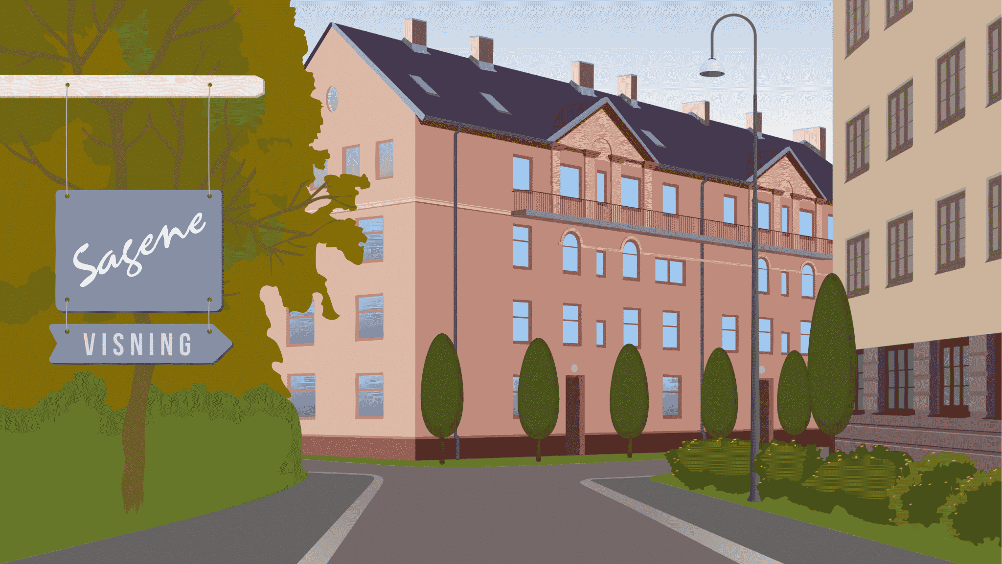 Bilde av bygninger og et skilt der det står "Sagene", brukt som illustrasjon i artikkel om å velge eiendomsmegler i bydelen.