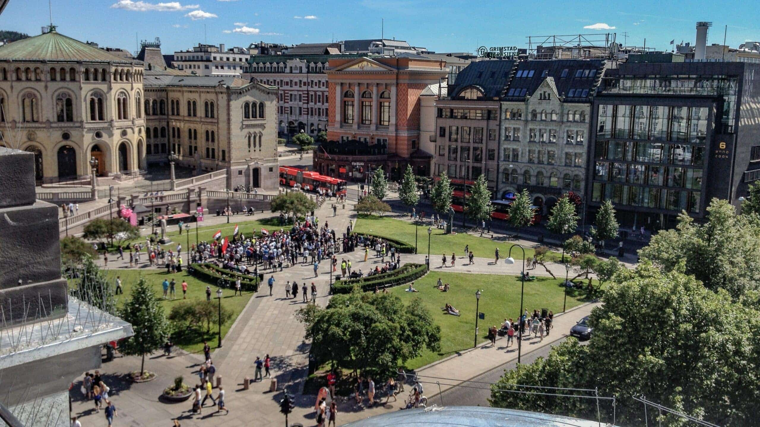 bilde av Eidsvoll torg, brukt som illustrasjon til liste over beste eiendomsmegler