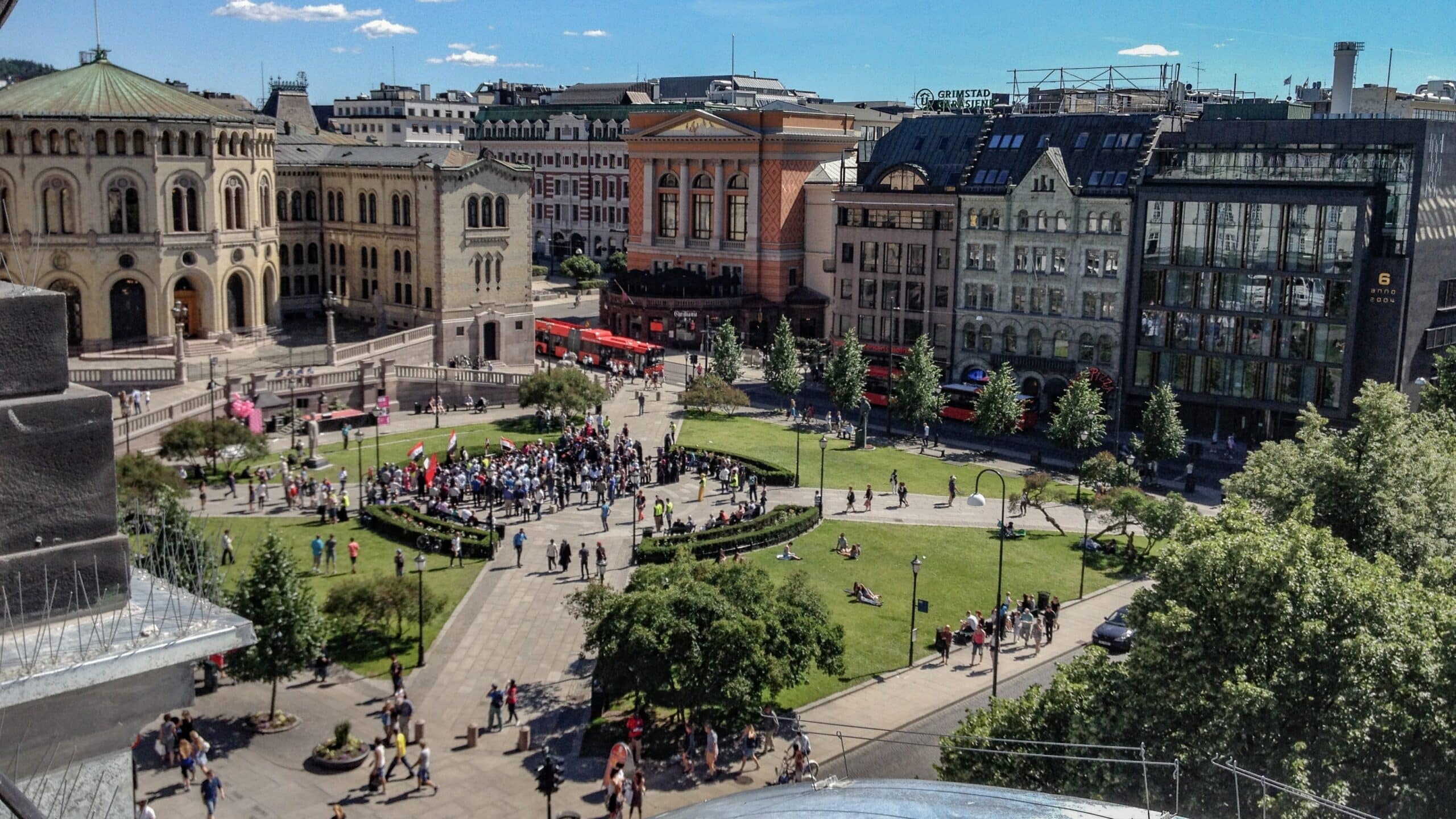 bilde av Eidsvoll torg, brukt som illustrasjon til liste over beste eiendomsmegler