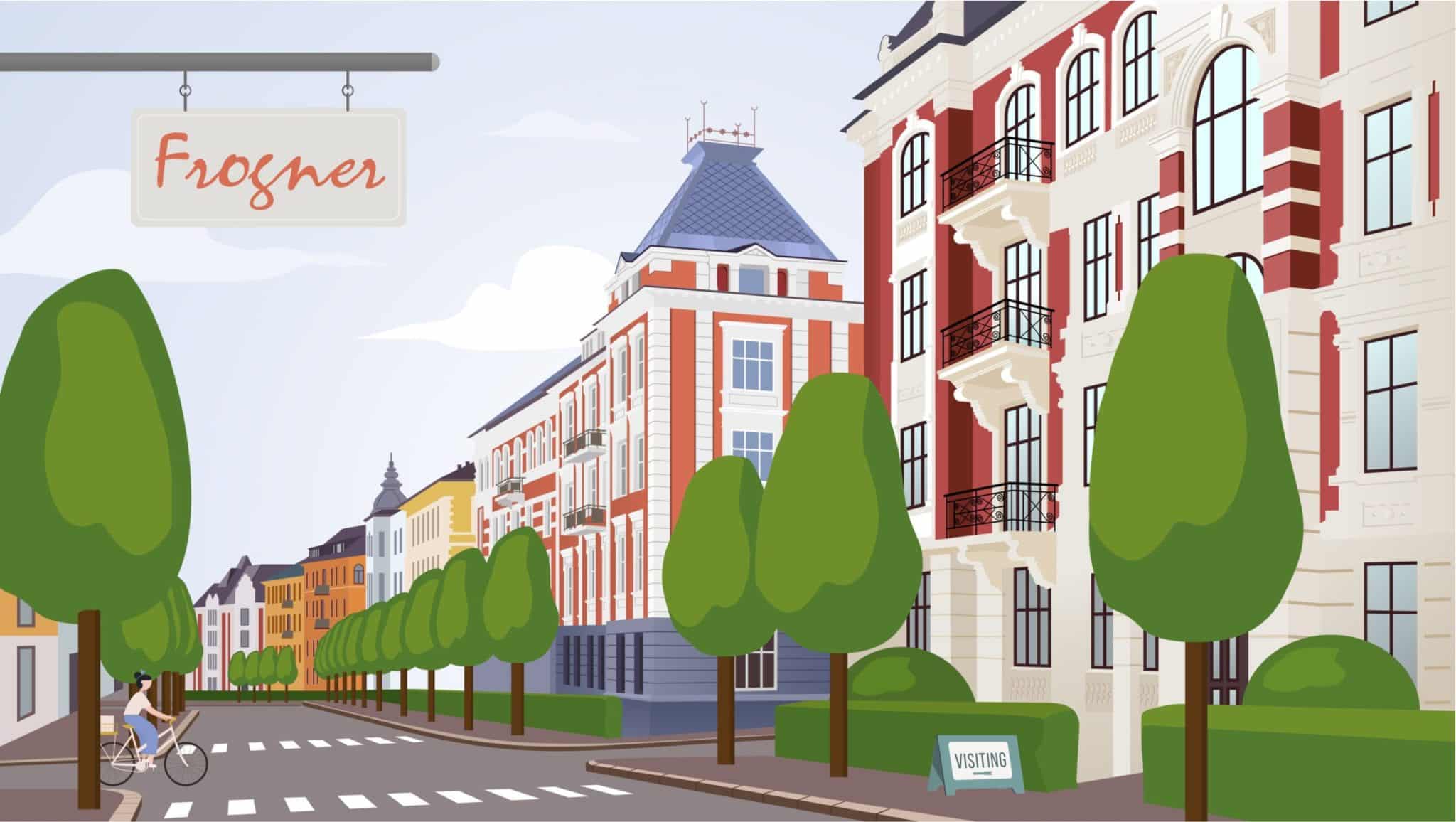 bilde av Frogner, brukt som illustrasjon i liste over beste eiendomsmegler i bydelen.