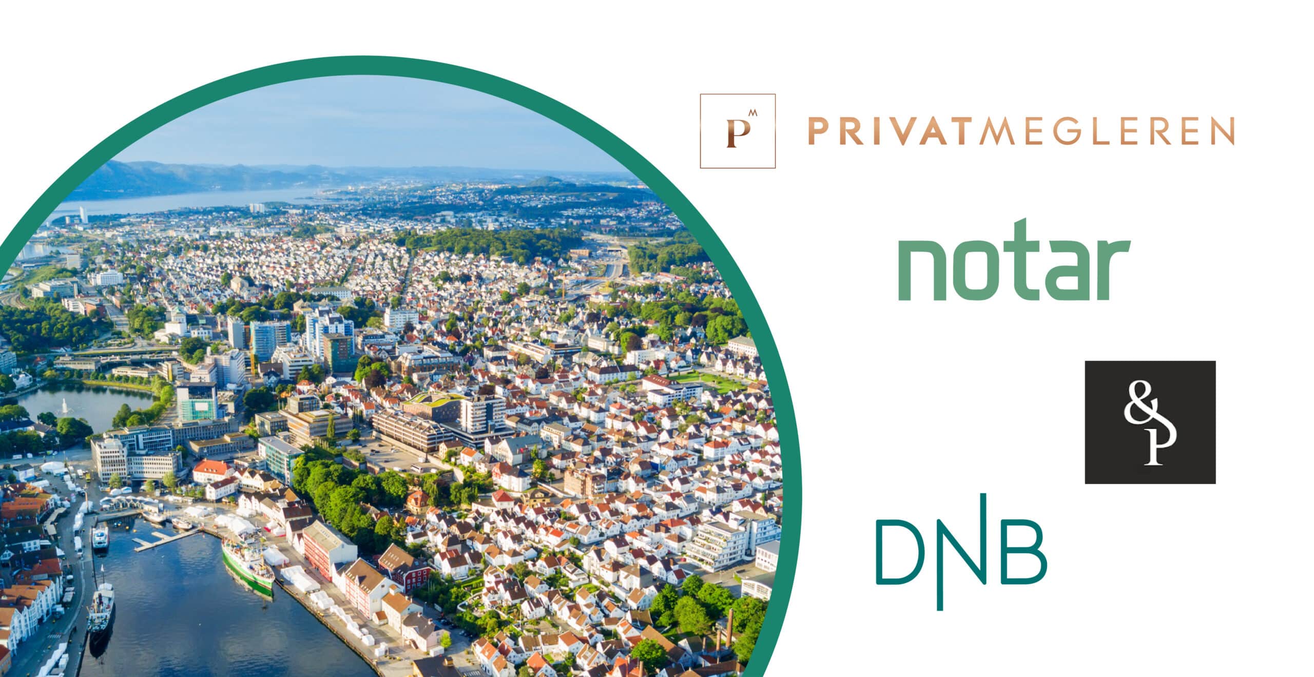 Flyfoto av Stavanger, brukt som illustrasjon i artikkel om hva eiendomsmegler i byen koster